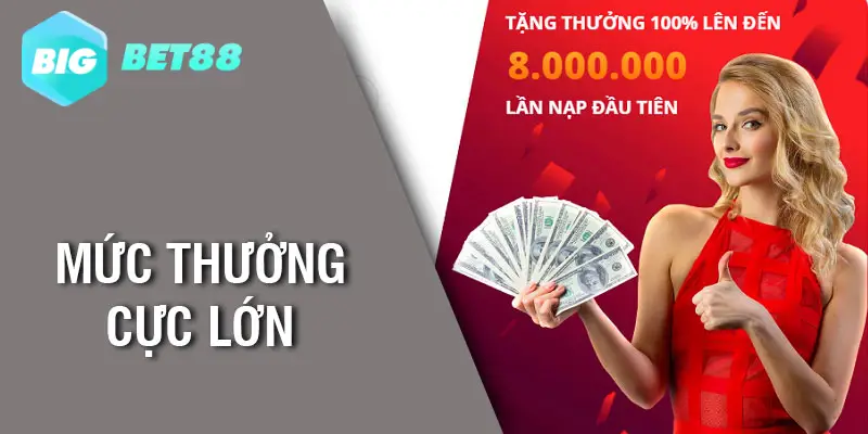 game bai doi thuong co muc thuong lon Mức thưởng hấp dẫn