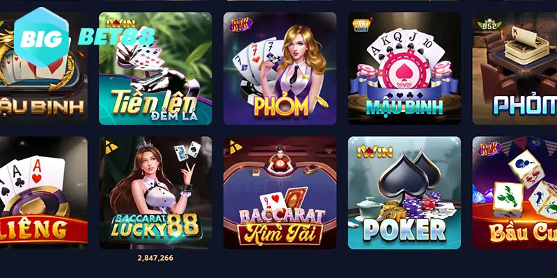 kho game bai doi thuong da dang Kho game bài đổi thưởng đa dạng